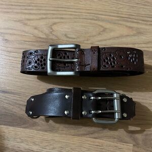 Women’s Brown Leather Belts (2)